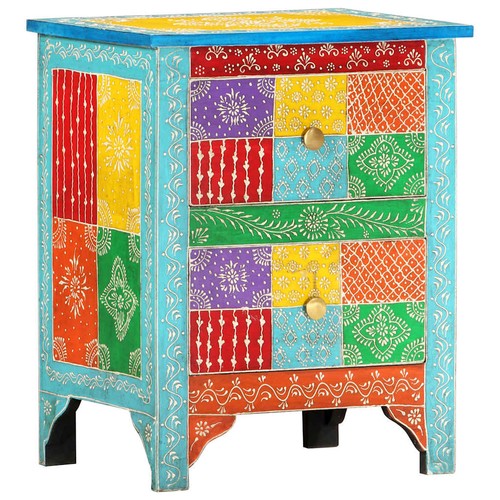 Comodino dipinto mano - dipinto, a