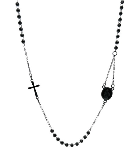 Collana rosario donna uomo - collana,