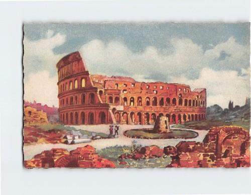 Cartolina colosseo roma - il, colosseo,