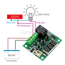 NEW DC 12V Digital thermostat