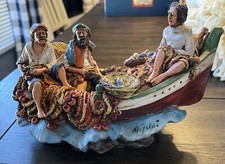 Scultura barca da pesca in