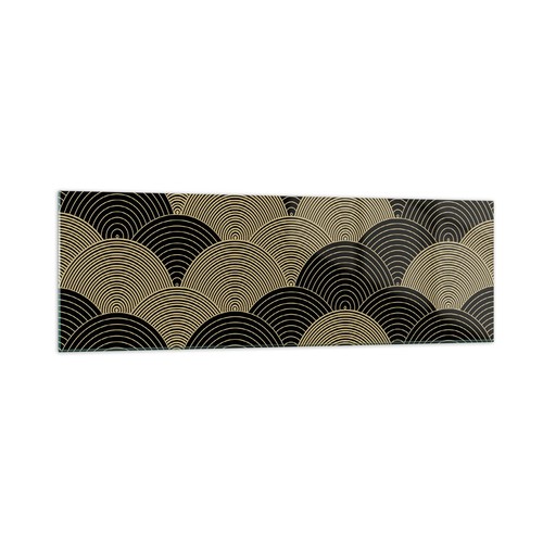 Quadro vetro 160x50cm nero - quadro,