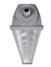 Plafoniera led acciaio reg
