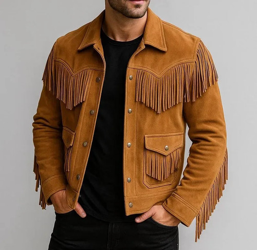 Giacca cowboy pelle - giacca,