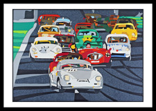 Ugo nespolo serigrafia - nespolo,