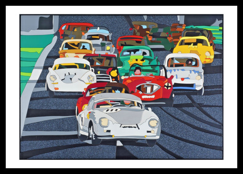 Ugo nespolo serigrafia - ugo,