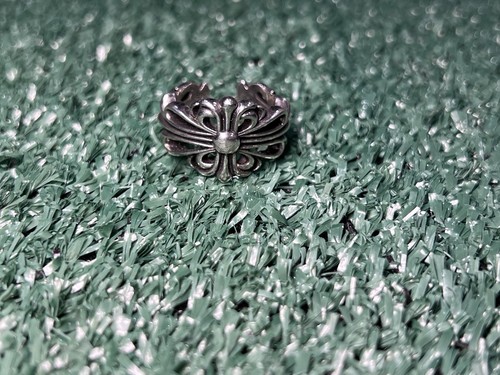 Anello doppia croce - , floreale