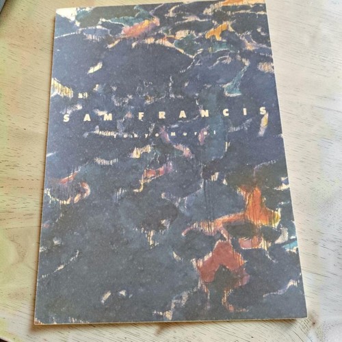 Sam francis catalog exhibition - francis,