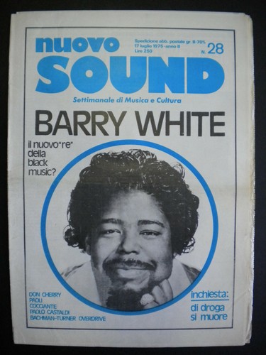 Nuovo sound 1975 barry - sound,