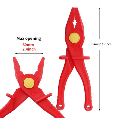 Pinza vde plastica - vde, in