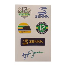 Set Sticker Ayrton Senna
