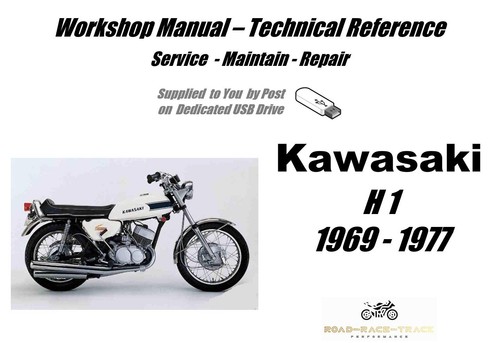 Kawasaki manuale officina - kawasaki, h1