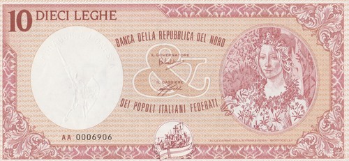 Banconota gadget lega nord - banconota,