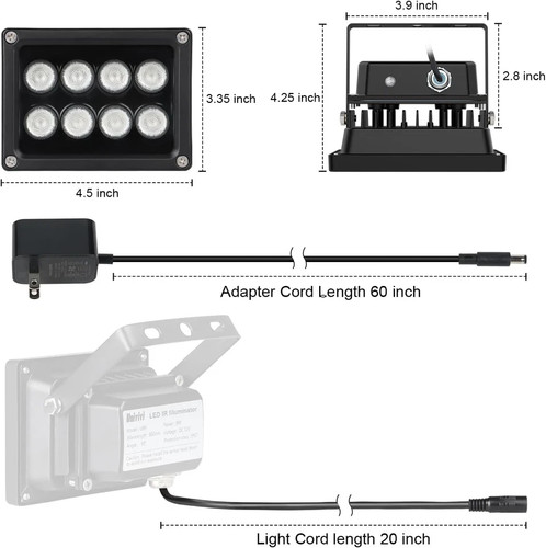 Illuminatore gradi - ir,
