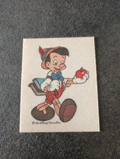  Figurina Super Stickers Panini 1979  Versione Stoffa Pinocchio Walt Disney 