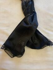 Foulard da donna I° Classe Alviero Martini, in seta colore nero