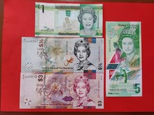 Set 4 banconote effigie Regina
