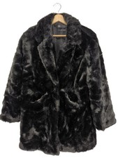 ZARA Cappotto in eco pelliccia