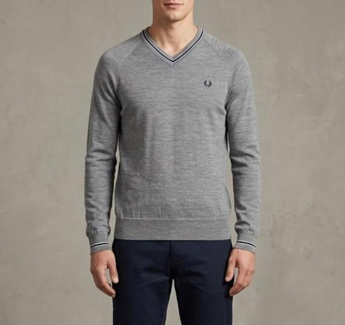 Fred perry 100 lana merino - 100%,