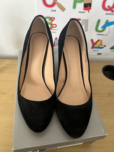 Scarpe donna nere linea - , tacco