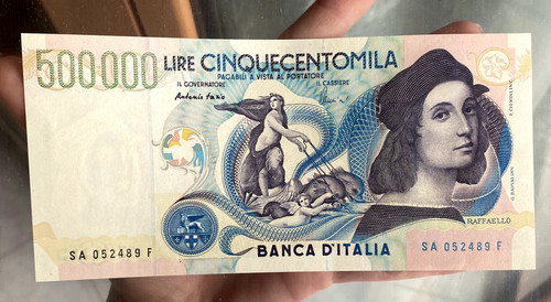 500000 lire raffaello - 500000, 1997