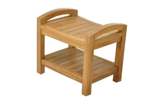 Sedile doccia madrid legno - sedile, in