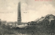 Cartolina * Vetreria completamente distrutta a Courcy (AB) 70071