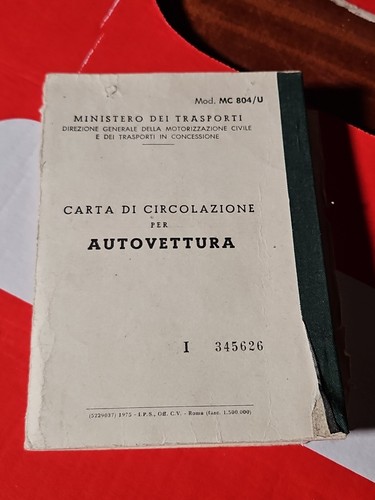 Fiat berlina 126 carta - fiat,