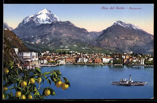 Cartolina riva del - cartolina,