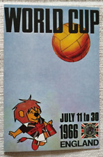 MONDIALI CALCIO 1966 ENGLAND CARTOLINA MANIFESTO UFFICIALE FOOTBALL WORLD CUP