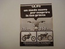 advertising Pubblicità 1976 MOTO GORI 125 TV/250 7V