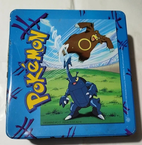 Scatola latta pokemon - scatola,