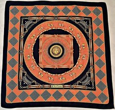 SCIARPA VINTAGE AUTENTICA LOGO