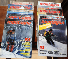 RIVISTA DELLA MONTAGNA - LOTTO 14 RIVISTE MISTE 1988-1989