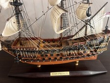 HMS PRINCE Nave Statica Montata Veliero da Collezione Esposizione