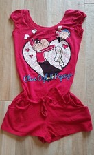 Tuta donna corta pigiama vestito comoda cintura braccio di ferro olive oyl popey