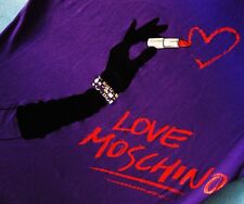  T-SHIRT woman  vintage 90's LOVE MOSCHINO TG.42-.S  circa  made Italy Rare