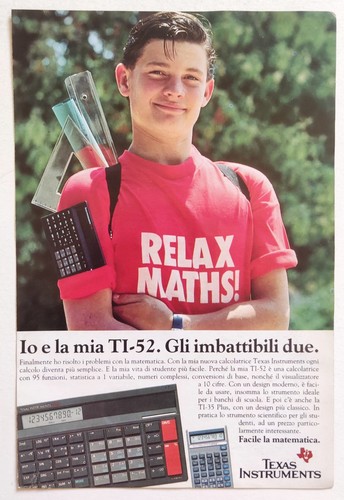 Pubblicita texas instruments - texas,