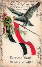 AK 1.WK Bandiera Imperiale Tedesca 1915 Patriotika