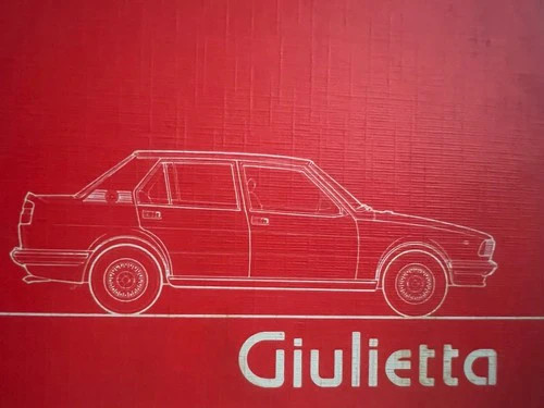 Giulietta libretto auto - 🔴,
