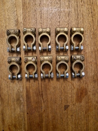 10x morsetto ottone - 10x, in
