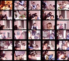 Film Super 8 Bobine Famille Amateur repas de Noël cadeaux an. 1970