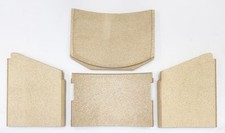 Kit scamola Contura rivestimento camera di combustione 50 51 52 52T 53 54 54T vermiculite 391460