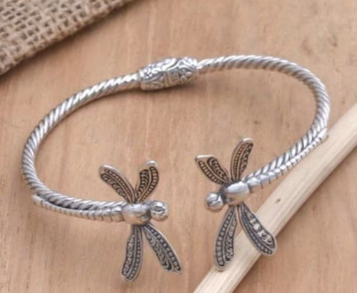 Bracciale doppio libellula