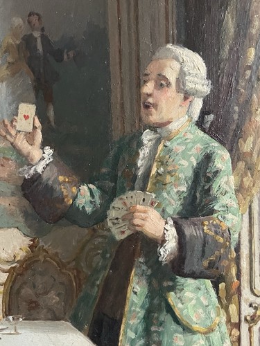 Antico dipinto olio - antico, ad