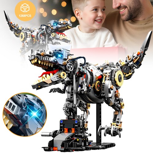 1268pcs tirannosauro meccanico - 1268pcs,