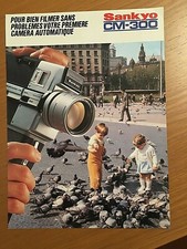 Brochure Cinepresa super 8  "Sankyo  CM 300 - in francese