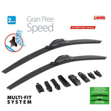 COPPIA SPAZZOLE TERGICRISTALLO ANTERIORI IN GOMMA LAMPA CITROEN C4 CACTUS 2014-