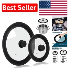 Coperchi in silicone e vetro