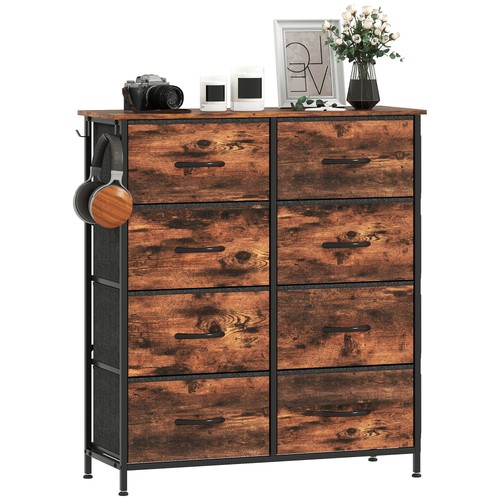 Homcom cassettiera tessuto - in,